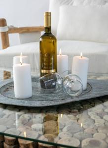 Luxury Santorini Villa Villa Elysian Dyo Private Hot Tub Air Conditioning