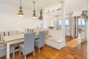 Casa de pescadores frente al mar en Calella