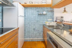 Casa de pescadores frente al mar en Calella