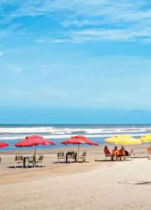 Apartamento beira mar Centro da cidade WiFi grátis