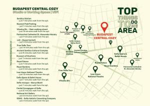 Budapest Central Cozy Studio w Working Space and WiFi