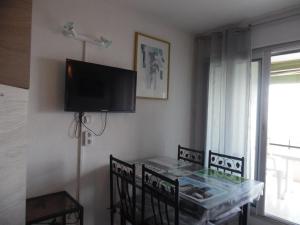 Studio cabine vue mer, Terrasses du Levant, parking Canet Sud 4TLEV20