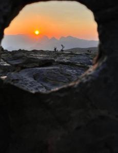 Balcony walk rest house Jabal shams