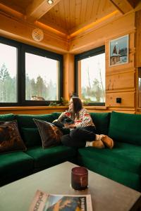 M Domki Zakopane - całoroczny komfortowy domek z kominkiem, dużym ogrodem, miejscem na ognisko, dla 8 osób