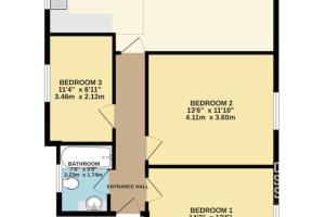 OnSiteStays 3BR Quiet Apt Ensuite & Air Con