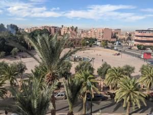 Rooftop apartment with large terrace in Guéliz