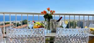 Vue Mer Panoramique - Terrasse - Climatisation - 2 Bedrooms - Wifi - Cuisine - Tramway