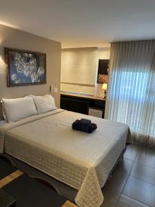 Flat Life Resort com vista do Lago