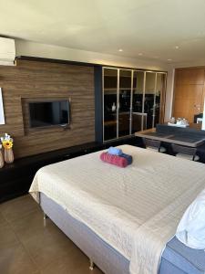 Flat Life Resort com vista do Lago