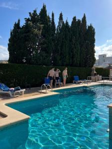 Villa Alexia Apartments Coral 2nd Floor stairs 1BR Pool view 9 min to Sea 5min to Town AT1833