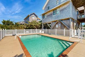 Ocean-view house with private pool, hot tub, WD, & AC - dog-friendly