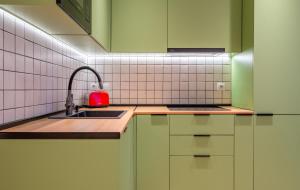 Modern Apartment with Separate Bedroom and Living Room in the Center of New Gudauri, Building NEO