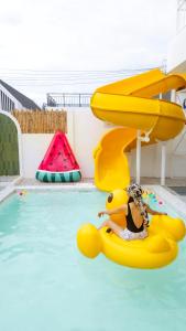 บ้านเดี่ยว2ชั้น4ห้องนอน5ห้องน้ำสระว่ายน้ำส่วนตัวทับใต้ValizPoolVillaHuaHin