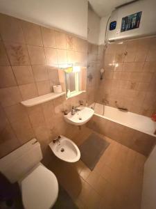 Apartment in a villa with two bedrooms, a kitchen, and a bathroom