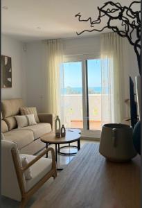 Apartamento Marea en primera línea de playa en La Barrosa con vistas al mar