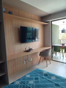 Studio Beira-Mar Premium no Galápagos Beach Residence - Praia dos Carneiros - Piscina, Varanda Gourmet e Resort Completo