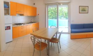 Colorful flat by the beach