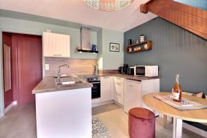 Appartement cosy centre et plage St lunaire Côte Emeraude