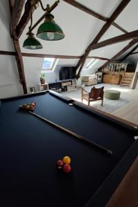 Grande maison 15 pers avec piscine privée, salle de jeux, jardin clôturé, proche Lac de Paladru
