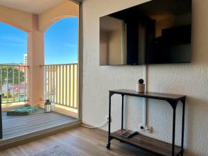 Studio douce escale 1ch vue port wifi balcon