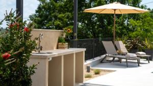 Modern villa Venta with jacuzzi and pool in Buje