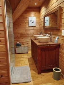 Grand chalet de bord de mer