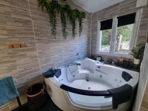 A lOrée des pins - Gite et spa de 30 m2- Options Home Cinéma, Romantique