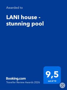 LANI house - stunning pool