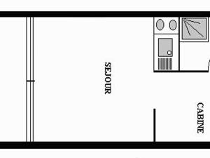 Studio cabine à Sète avec terrasse et climatisation - FR-1-338-106