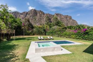 La mejor vista de la montaña Alberca y jacuzzi