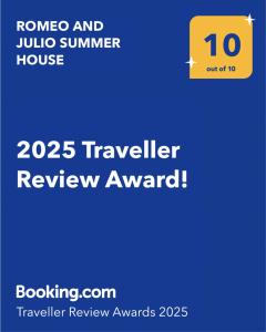 ROMEO AND JULIO SUMMER HOUSE