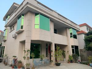 중산 近富逸城商场天奕商场紫马岭公园职业技术学院五卧室二厅大厨房简约治愈系三层别墅 싱글룸 객실