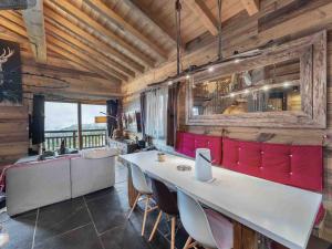 Appartement à Courchevel 1300 pour 8 pers, au pied des pistes avec sauna - FR-1-568-54