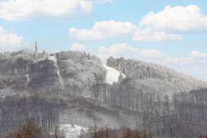 Apartament Dwupoziomowy w Wiśle z Widokiem na Góry, Biurkiem i Klimatyzacją by Noclegi Renters