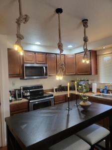 Fireballs at the Loft! Snowmobile trail to House