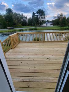 Fireballs at the Loft! Snowmobile trail to House