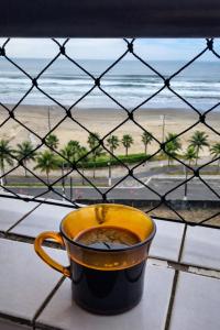 Vista para o Mar - Apto 7 no andar, Pé na Areia