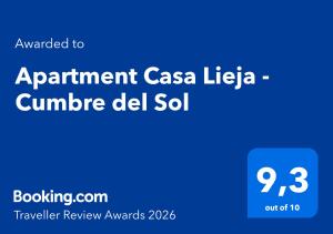 Apartment Casa Lieja - Cumbre del Sol