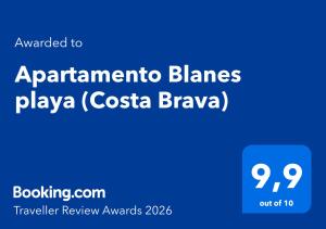 Apartamento Blanes playa (Costa Brava)