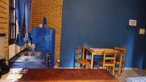 Tahoma Chalé Rustico Azul