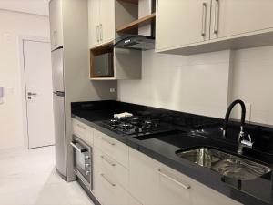 Vista Mar, Apto Novo c Garagem e Churrasqueira