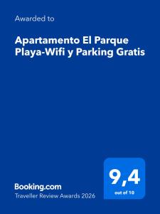Apartamento El Parque Playa-Wifi y Parking Gratis