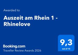 Auszeit am Rhein 1 - Rhinelove