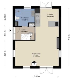 Vakantiehuis dicht bij het strand