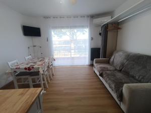 Studio cabine climatisé avec parking et terrasse à 500m des plages - FR-1-776-146