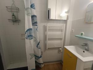 Studio cabine climatisé avec parking et terrasse à 500m des plages - FR-1-776-146