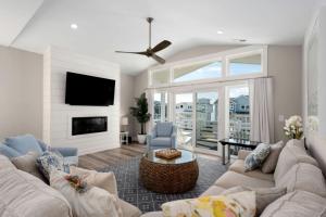Spacious Coastal Retreat with Pool, Hot Tub, Game Room & Private Balconies in Corolla, North Carolina