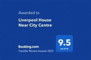 Liverpool House Near City Centre