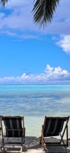 Piscine rien que pour vous, villa de plage entière face au lagon, les pieds dans l eau, cuisine équipée & wifi Le Boraha Beach Lodge 90 m2