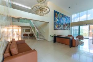 Loft beira mar com banheira